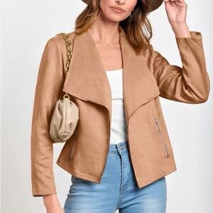 Stylish Tan Women's Blazer